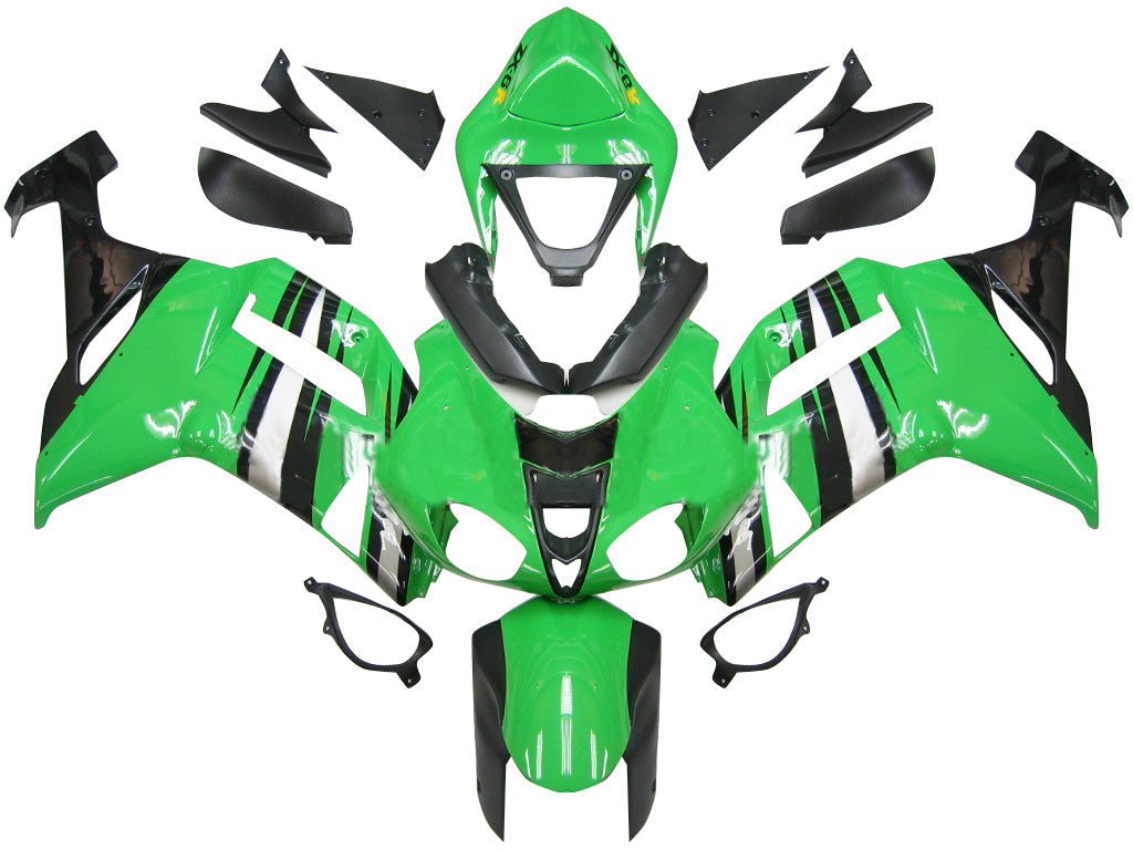 Generic Fit For Kawasaki ZX6R 636 (2007-2008) Bodywork Fairing ABS Injection Molded Plastics Set 13 Style