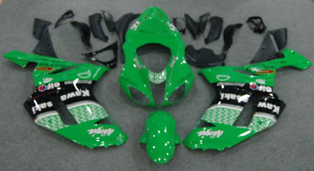 Generic Fit For Kawasaki ZX6R 636 (2007-2008) Bodywork Fairing ABS Injection Molded Plastics Set 13 Style