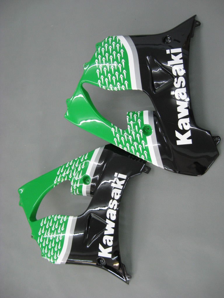 2000-2001 カワサキ ZX 9R フェアリング グリーン ブラック No.56 ナカノ レーシング ジェネリック