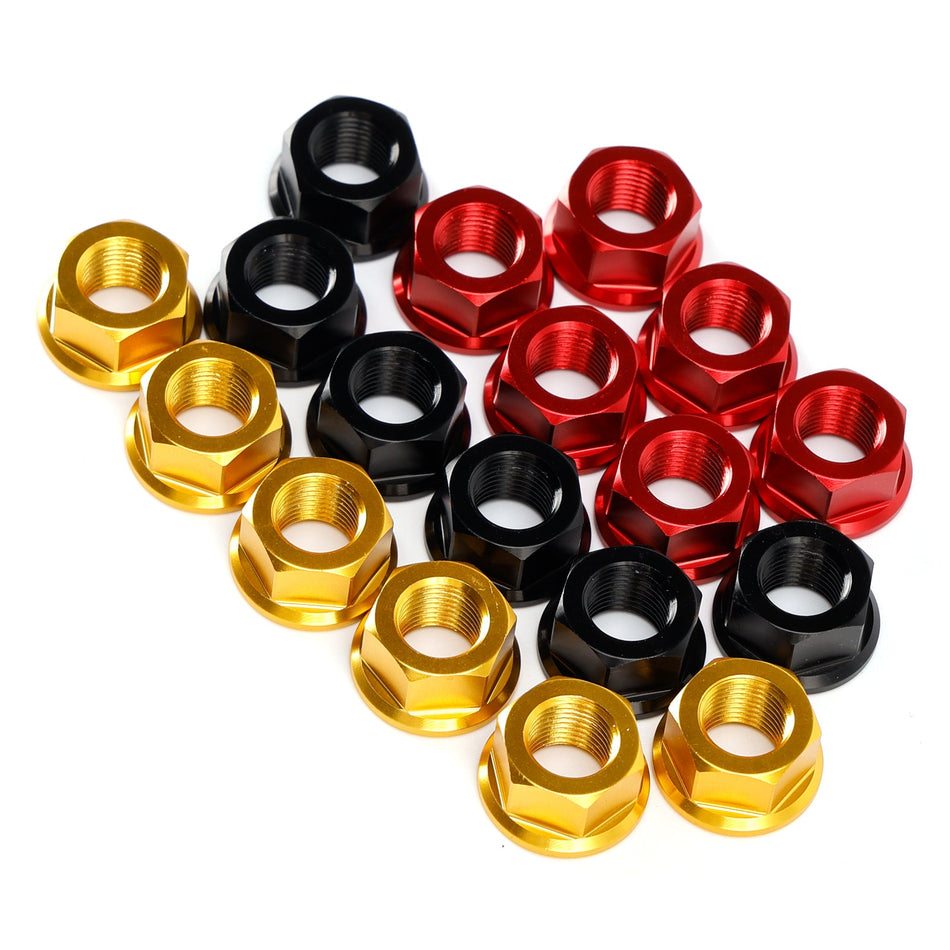 6個入り リアスプロケットナット M10 x 1mm ドゥカティ パニガーレ V2 V4 V4S 1199 1299 12-24用