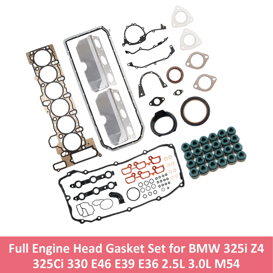 2001-2005年式 BMW 530I (E39) 3.0L DOHC M54 B30 エンジン用フルヘッドガスケットセット ES72440