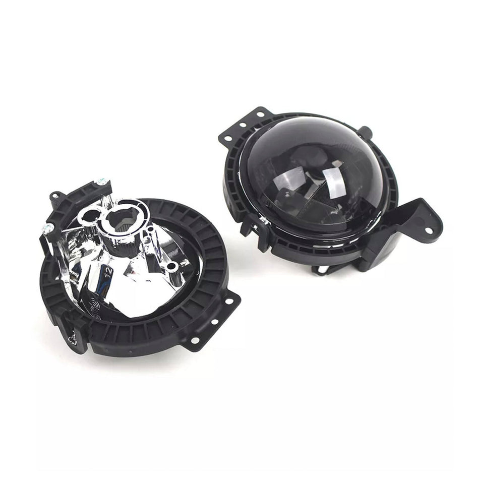 Mini R55 R56 R58 R59 R60用 フロントバンパーフォグランプ ペア 63172751295 スモークレンズ