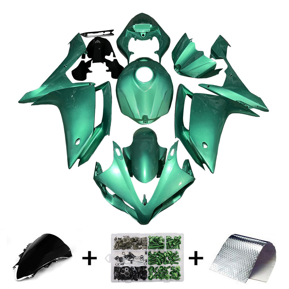 ヤマハ YZFR1 YZF-R1 2007-2008 用 インジェクションフェアリングキット ボディワーク プラスチック ABS