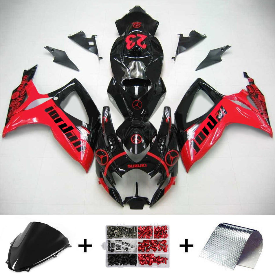 2006-2007 スズキ GSXR 600/750 K6 Amotopart インジェクションフェアリングキット ボディワーク プラスチック ABS #108