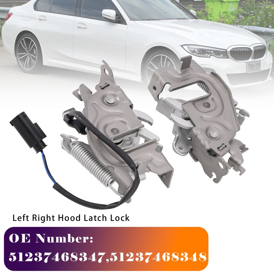 BMW F44 G20 G26 G80 F30 F31 F32 G22 G23 F36 G82用フロントフードラッチロック2個