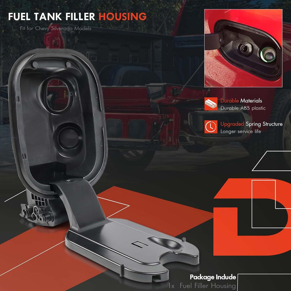 燃料ドアタンクフィラーパイプハウジング 84745944 シボレー シルバラード 1500 6.6フィート 19-24用