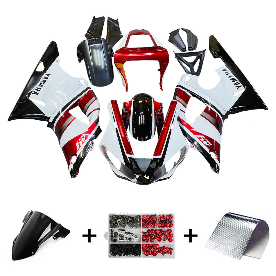 2000-2001 ヤマハ YZF 1000 R1 インジェクションフェアリングキット ボディワーク プラスチック ABS #108