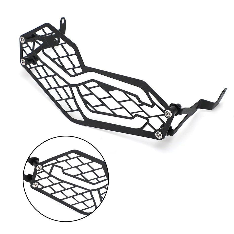 フロントヘッドライトガードカバープロテクター ブラック BMW F750Gs F850Gs 2018-2021 に適合