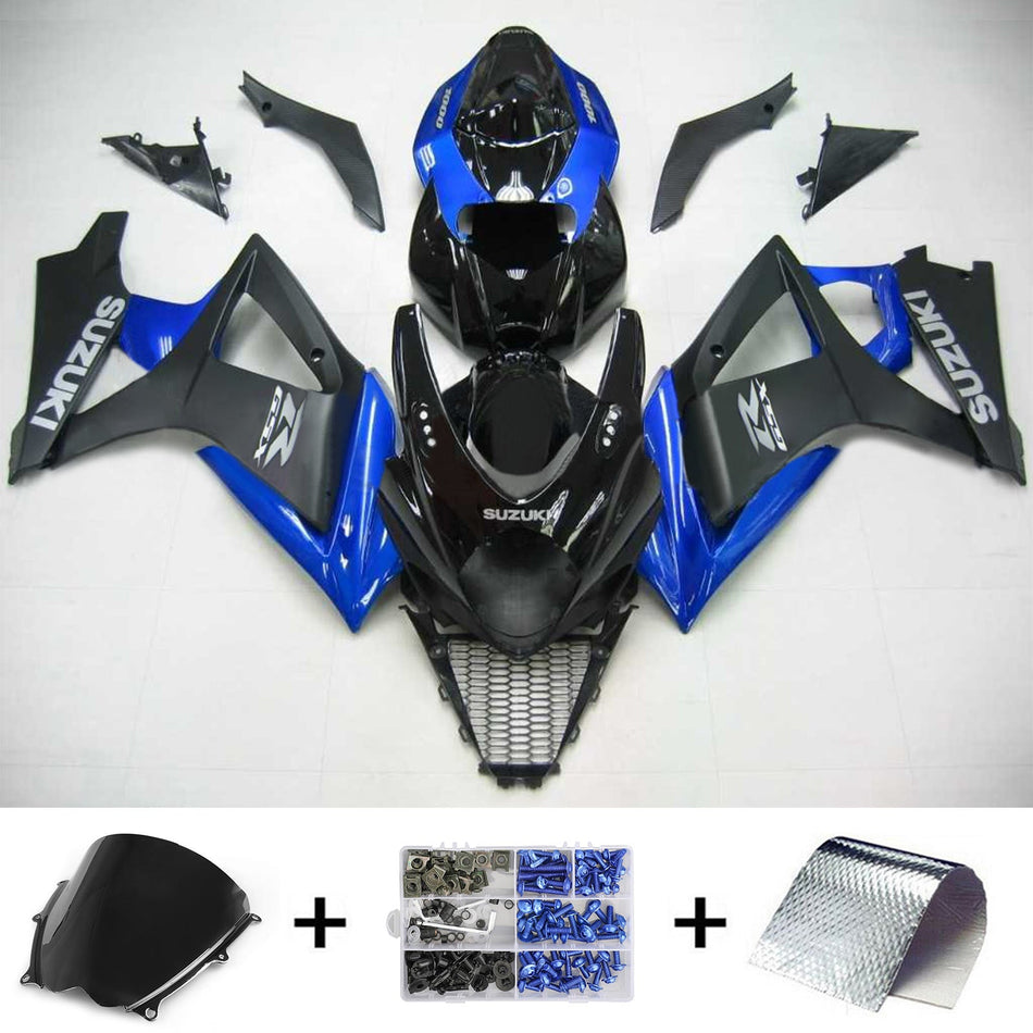 2007-2008 スズキ GSXR1000 K7 Amotopart インジェクションフェアリングキット ボディワーク プラスチック ABS #106