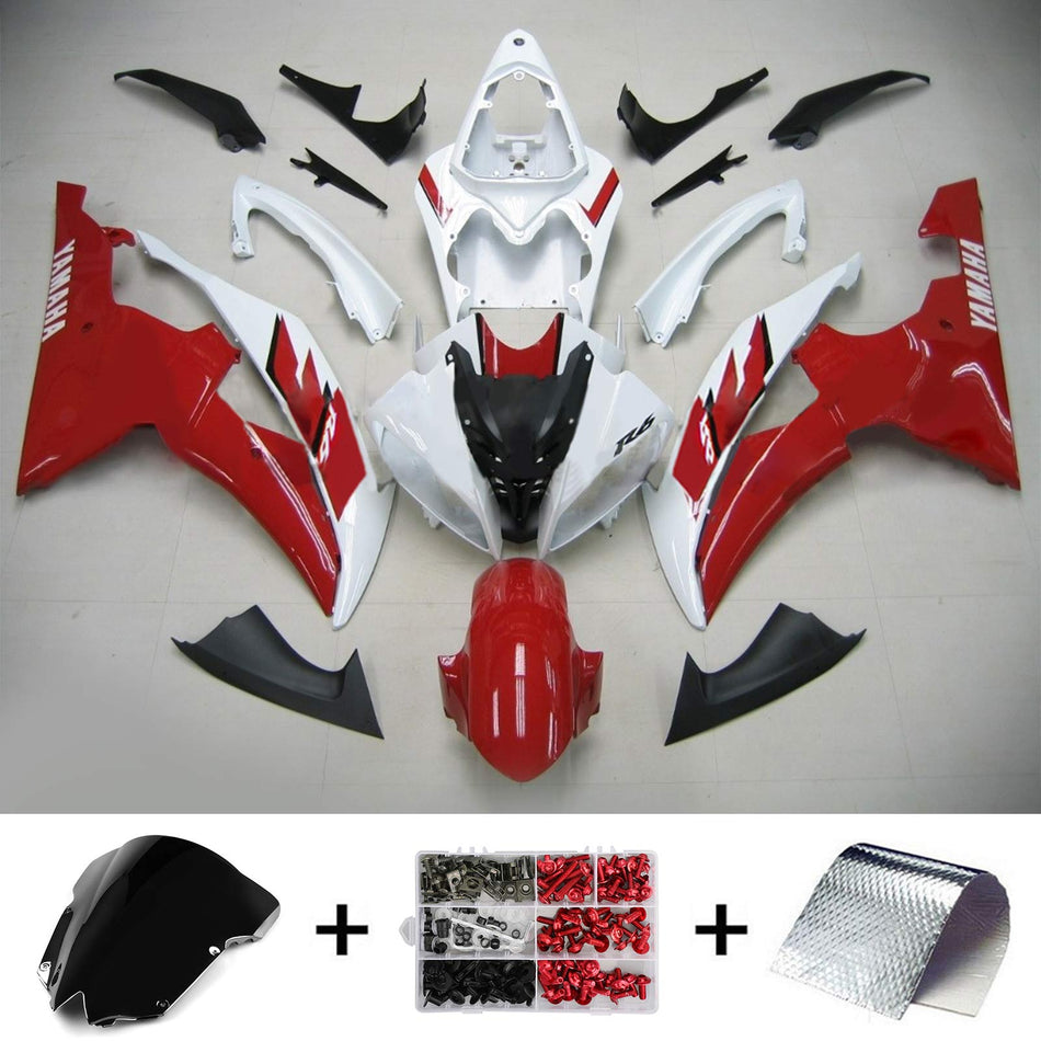 2008-2016 ヤマハ YZF 600 R6 インジェクションフェアリングキット ボディワーク プラスチック ABS #165