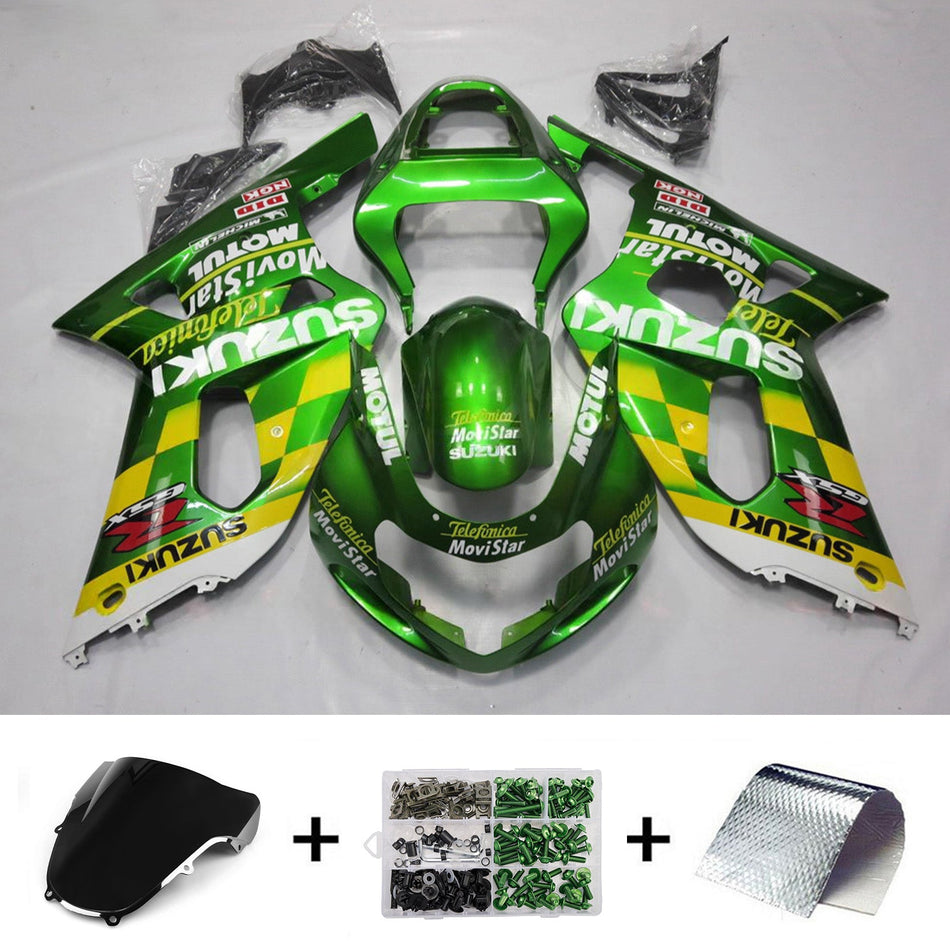 スズキ GSXR600 2001-2003 GSXR750 2000-2003 K1 用インジェクションフェアリングキット ボディワーク