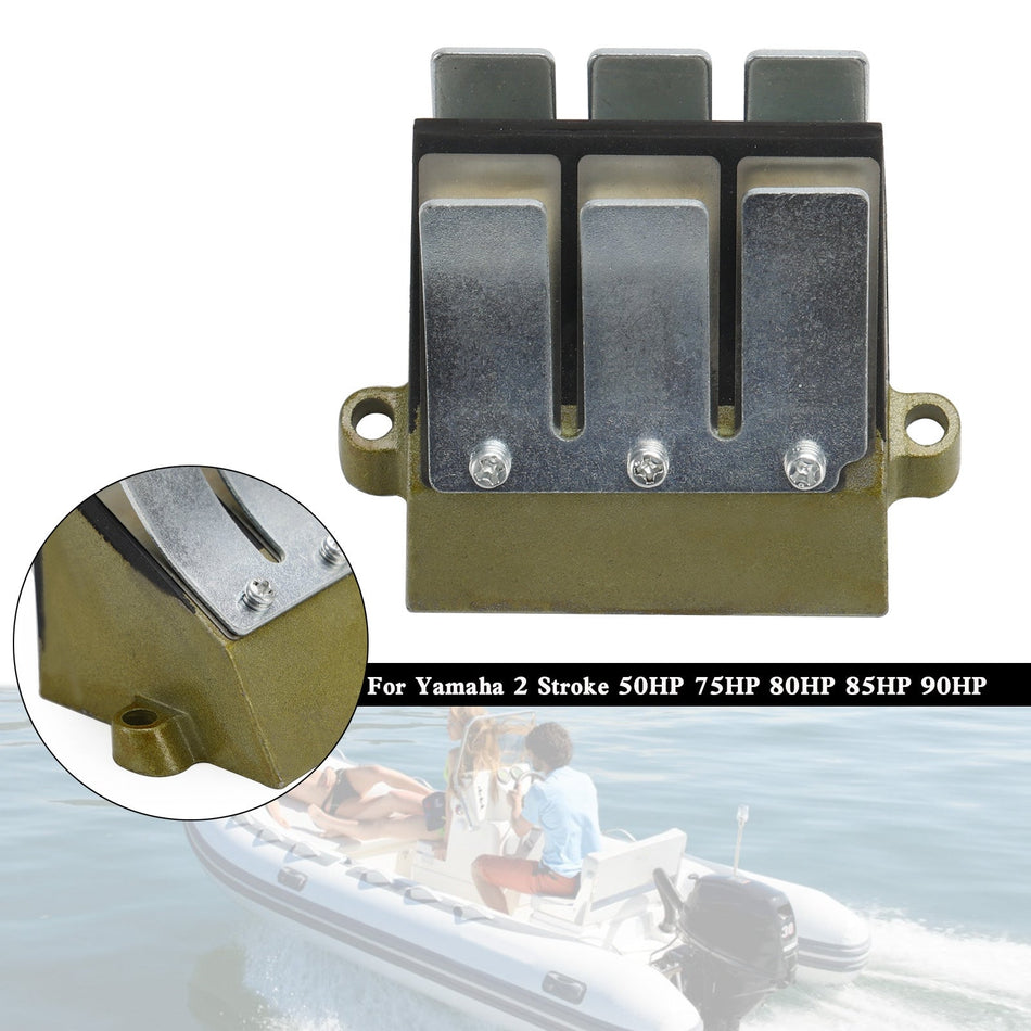 688-13610-00 ヤマハ 2 ストローク 50HP 75HP 80HP 85HP 90HP 用リードバルブアセンブリ