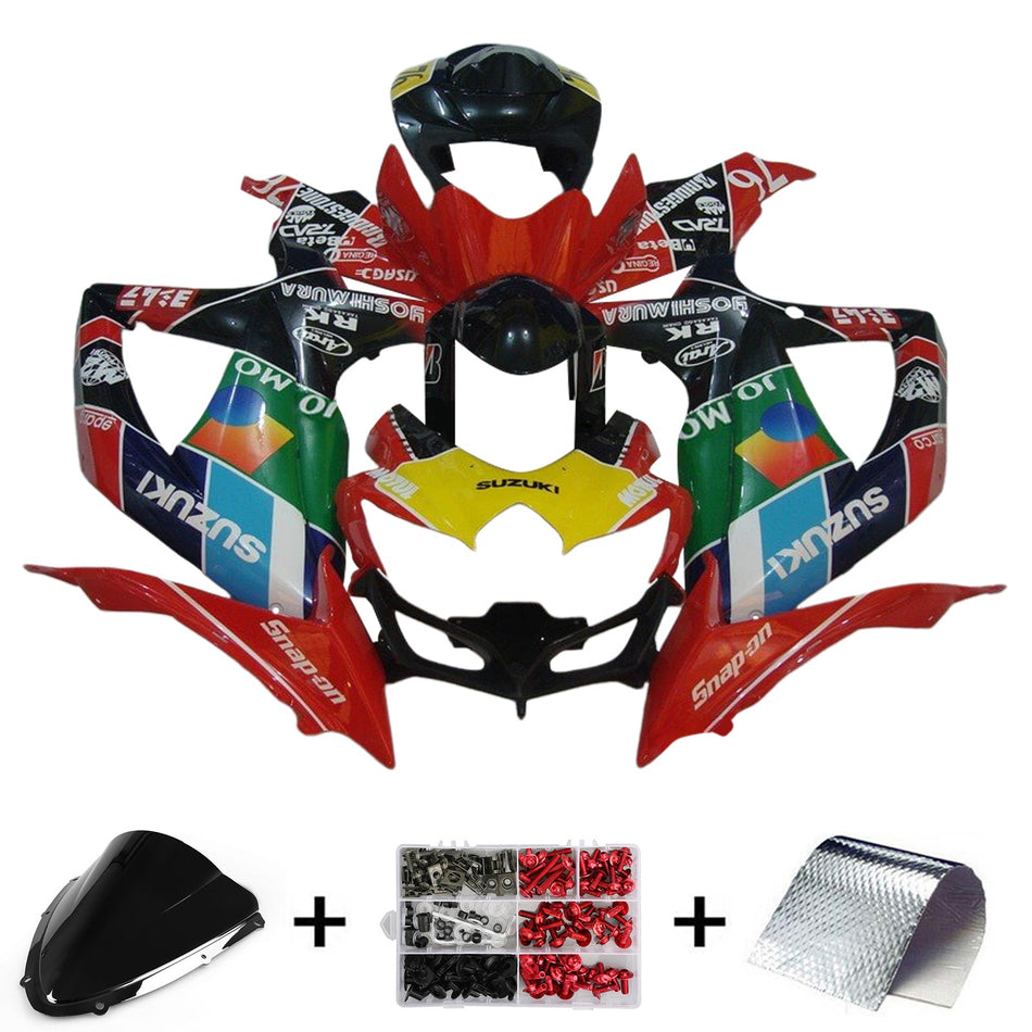 2008-2010 スズキ GSXR 600/750 K8 インジェクションフェアリングキット ボディワーク プラスチック ABS