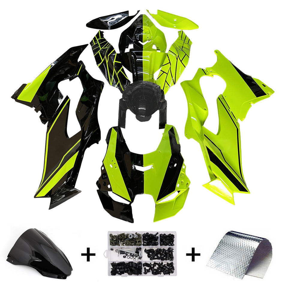 インジェクションフェアリングキット ボディワーク ABS カワサキ ZX-10R ZX-10RR 2021-2025 に適合