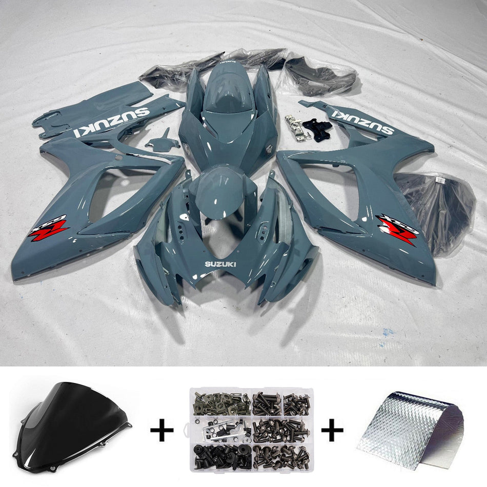 スズキ GSXR 600/750 2006-2007 K6 用 インジェクションフェアリングキット ボディワーク プラスチック ABS