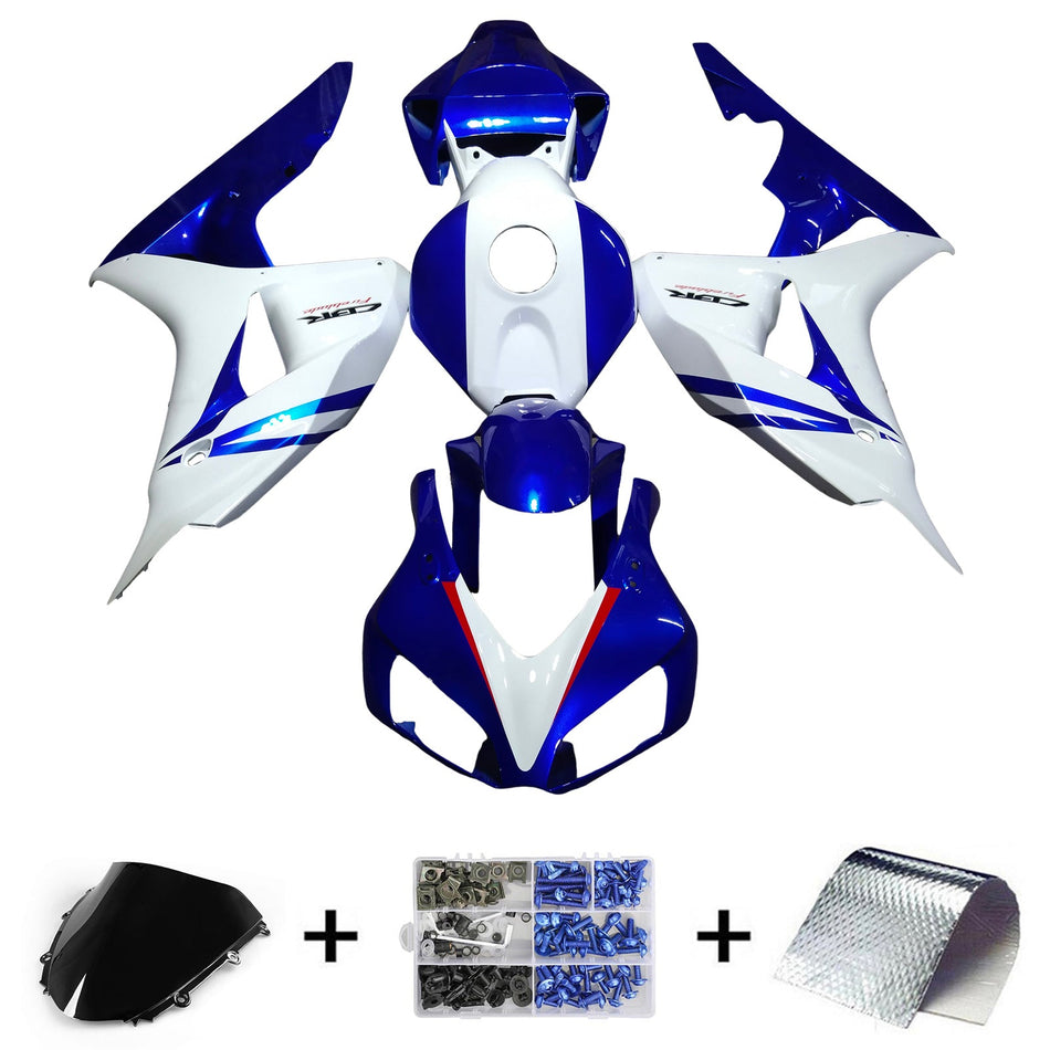 ホンダ CBR1000RR 2006-2007 用インジェクション フェアリングキット ボディワーク プラスチック ABS