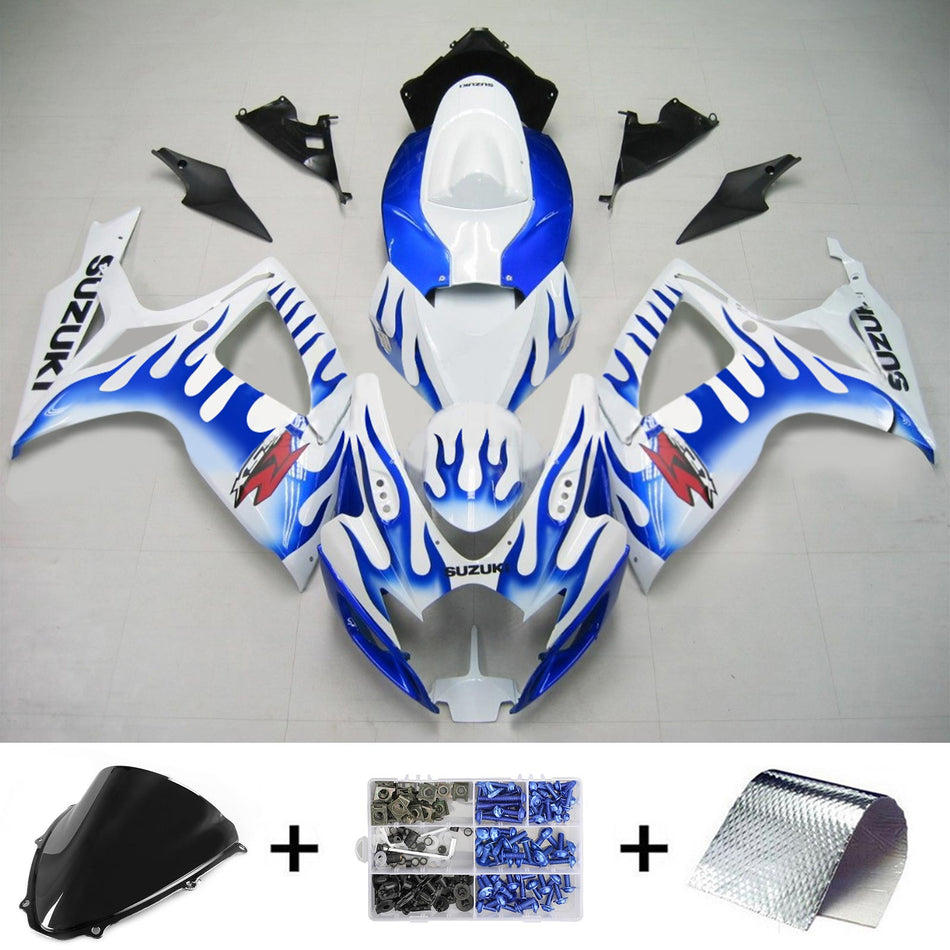 2006-2007 スズキ GSXR 600/750 K6 Amotopart インジェクションフェアリングキット ボディワーク プラスチック ABS #148