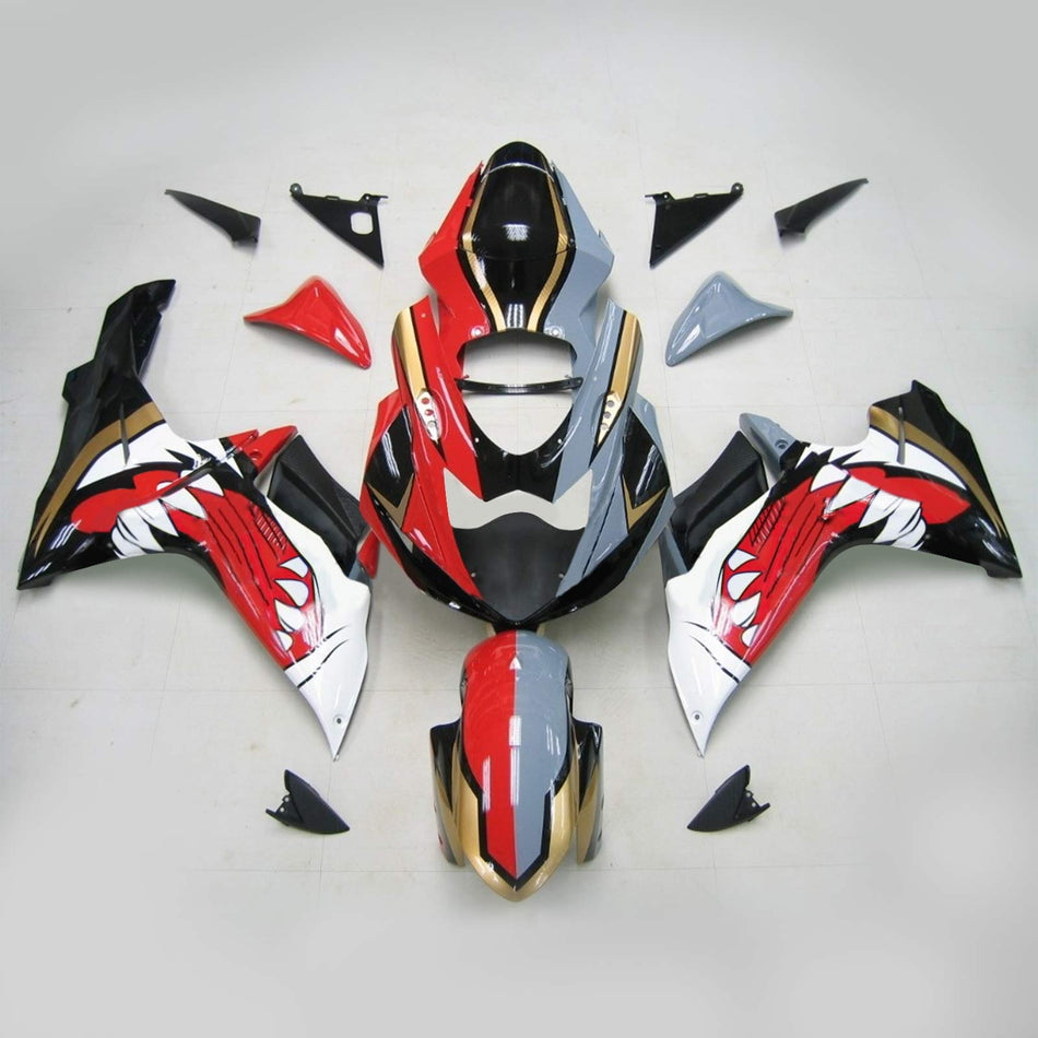 2011-2024 スズキ GSXR 600/750 K11 Amotopart インジェクションフェアリングキット ボディワーク プラスチック ABS #101