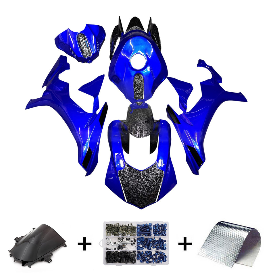 インジェクションフェアリングキット ボディワーク プラスチック ABS ヤマハ YZFR1 YZF-R1 2015-2019用