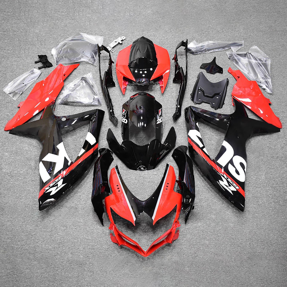 スズキ GSXR 600/750 2008-2010 K8 用 インジェクションフェアリングキット ボディワーク プラスチック ABS