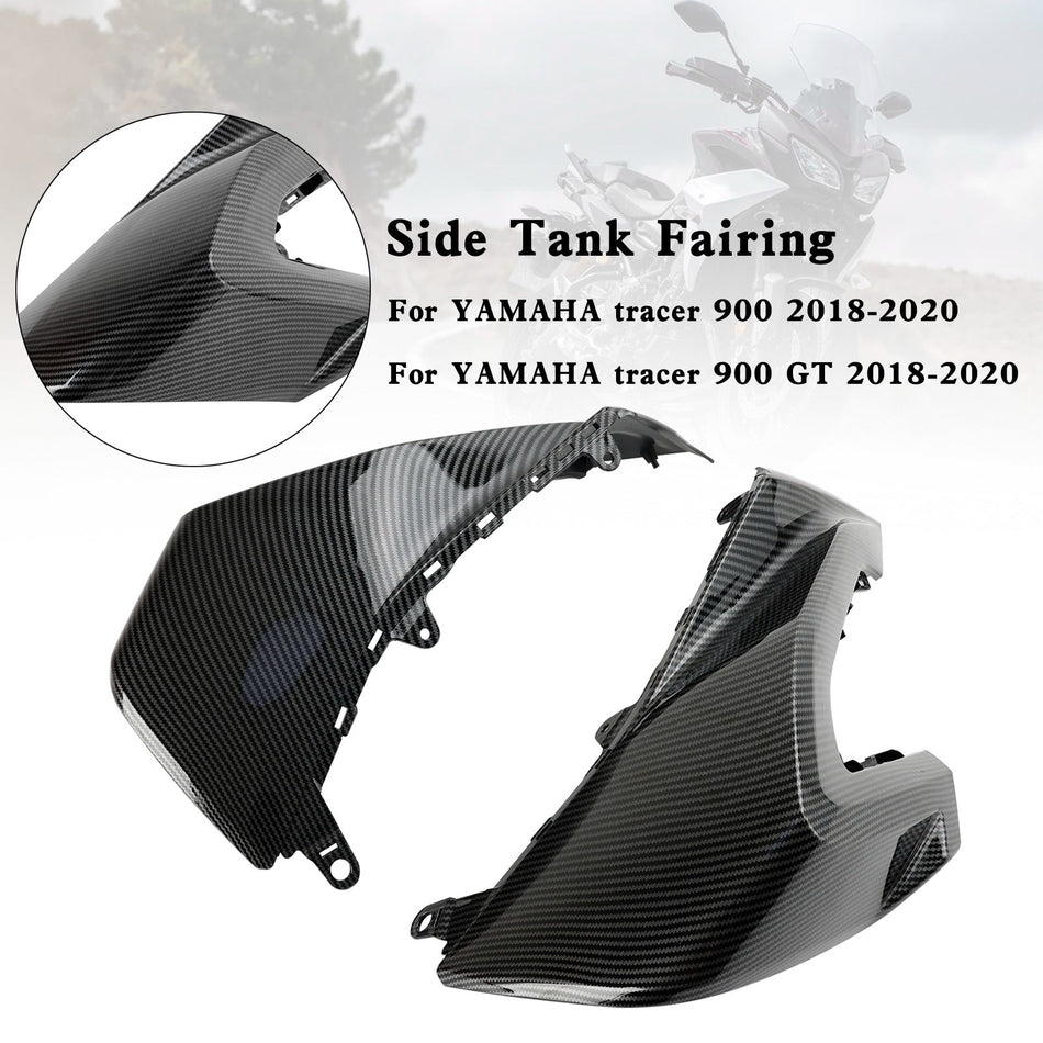 ABSプラスチックフロントサイドタンクフェアリングパネルヤマハトレーサー900 / GT 2018-2020用