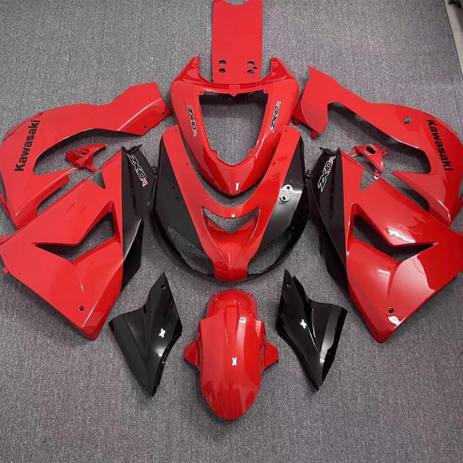インジェクションフェアリングキット ボディワーク プラスチック ABS カワサキ ZX10R 2006-2007 に適合