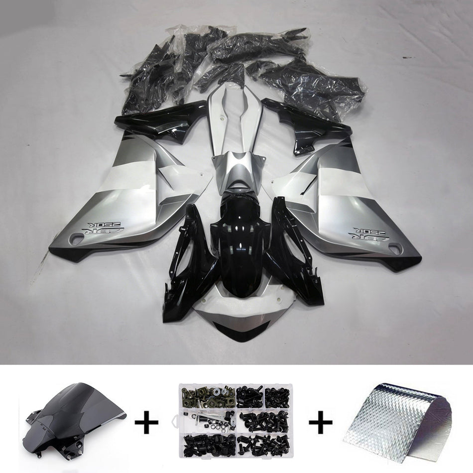 ホンダ CBR250R 2011-2015 用射出成形フェアリングキット ボディワーク プラスチック ABS