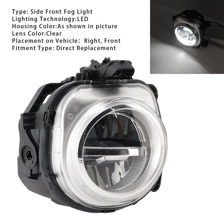 BMW X3 F25 X4 F26 X5 F15 X6 F16用 LEDフロント右フォグランプ 1個 63177317252