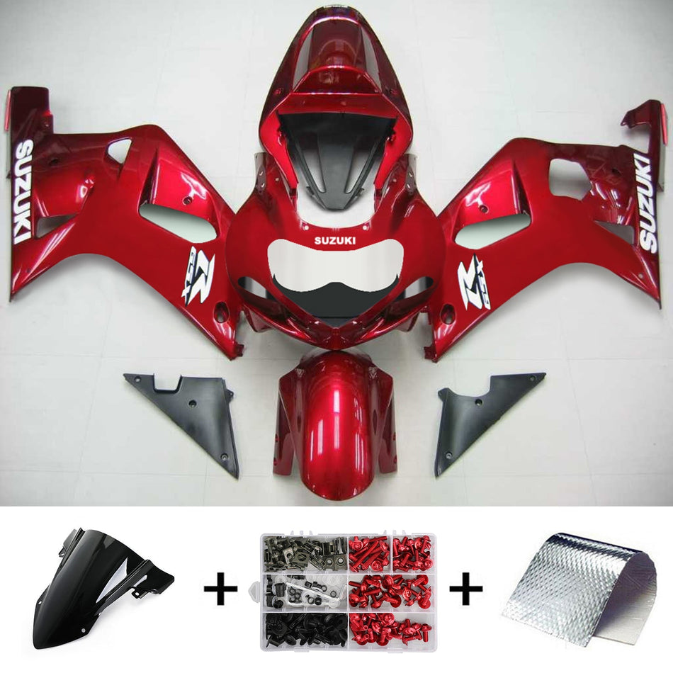 2001-2003 スズキ GSXR750 K1 Amotopart インジェクションフェアリングキット ボディワーク プラスチック ABS #118