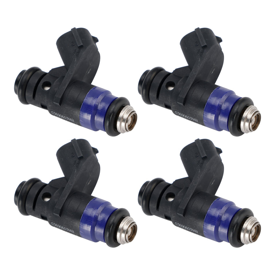 VW ポロ、シュコダ、ファビア、シート、イビサ、III 1.4 16V 036906031AB 用燃料インジェクター 4個