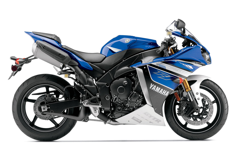 2012-2014 ヤマハ YZF R1 ブルー ブラック レーシング プラスチック ジェネリック