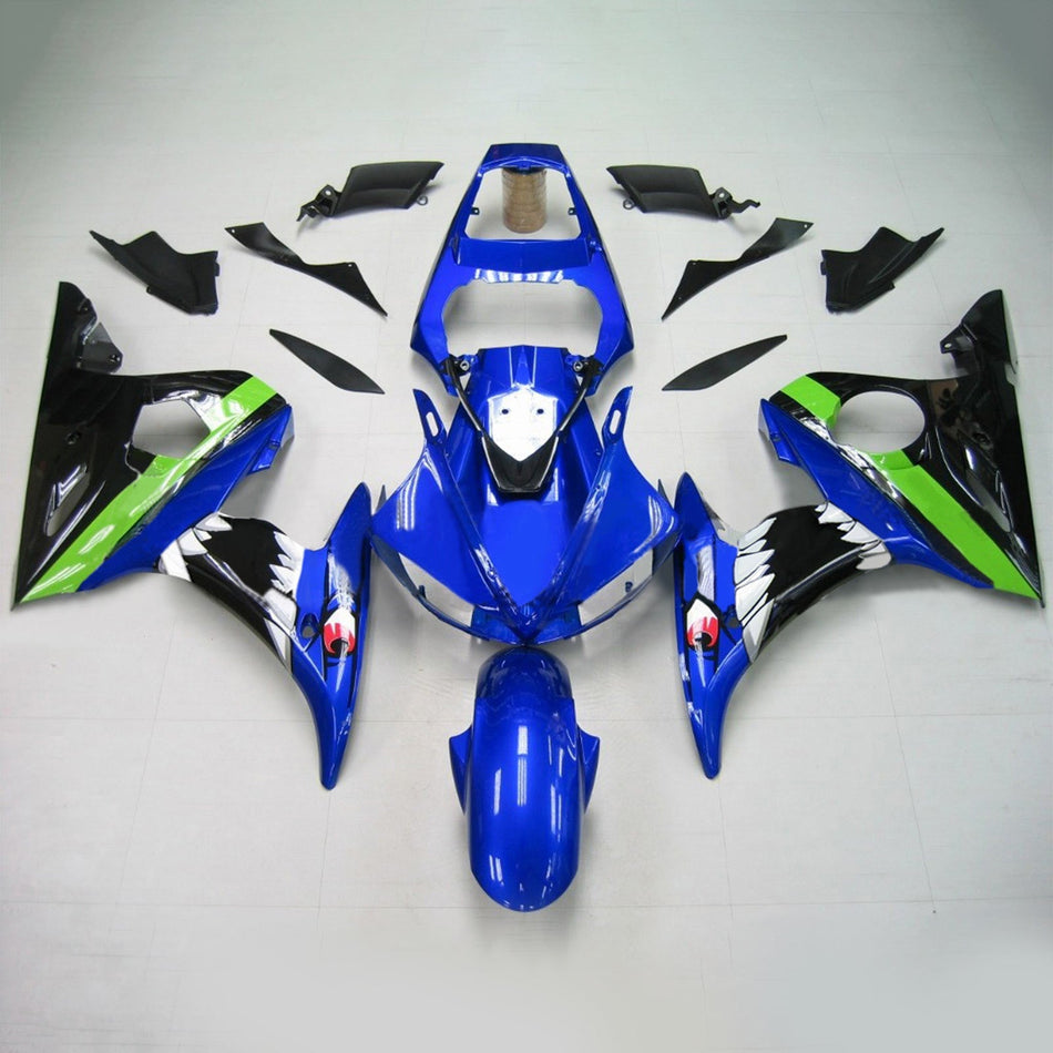 2003-2004 ヤマハ YZF 600 R6 / 2006-2009 R6S インジェクションフェアリングキット ボディワーク プラスチック ABS #150