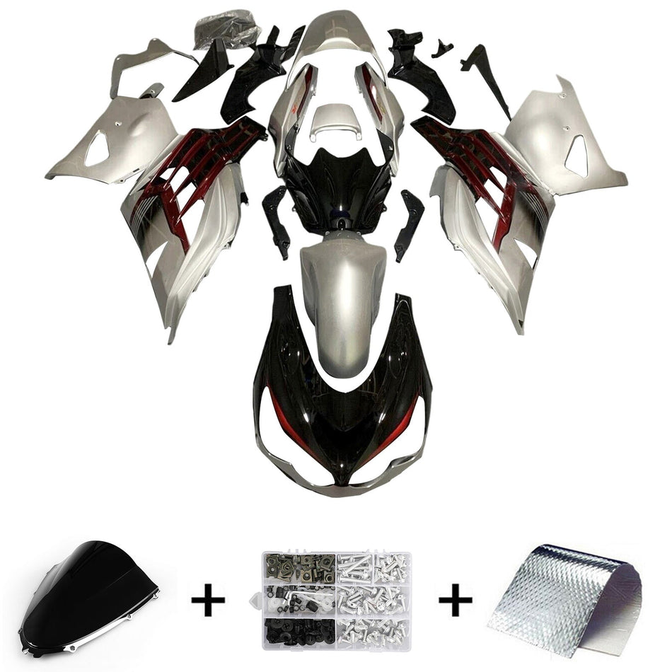 2012-2022 カワサキ ZX14R ZZR1400 インジェクションフェアリングキット ボディワーク