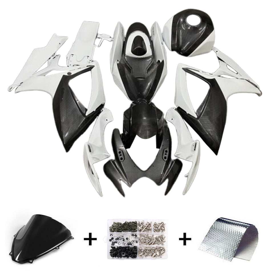 スズキ GSXR 600/750 2006-2007 K6 用 インジェクションフェアリングキット ボディワーク プラスチック ABS