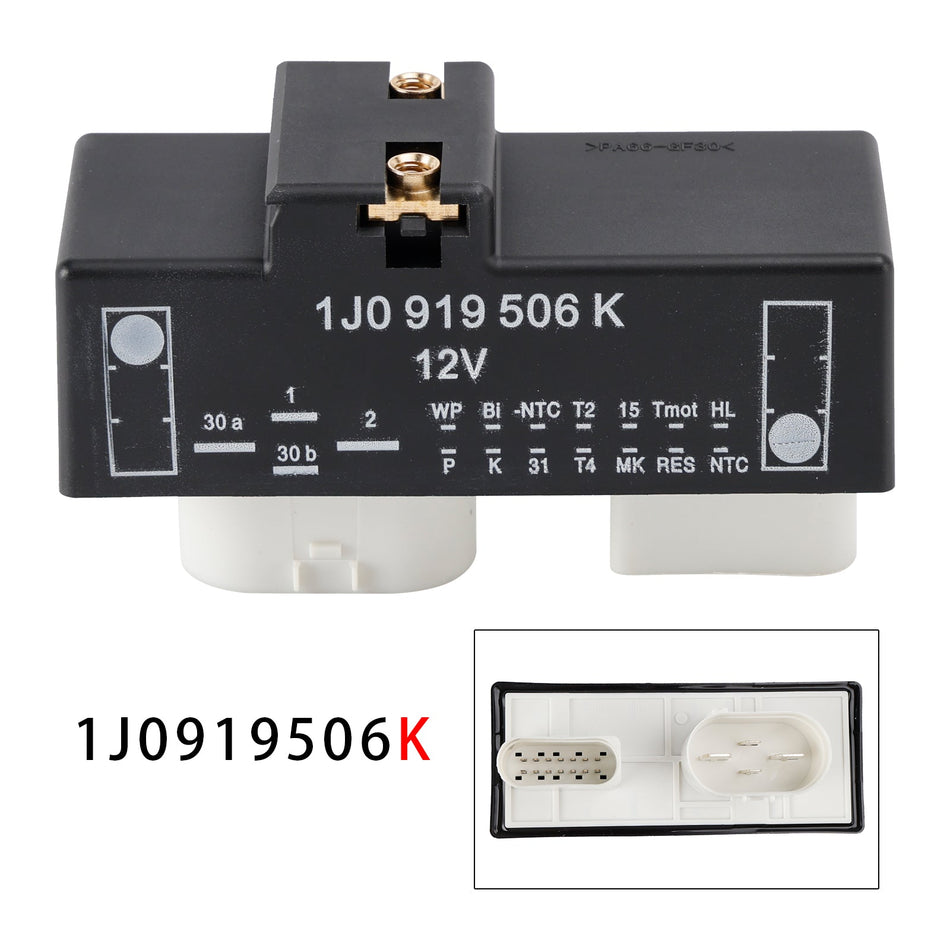 VWゴルフIVニュービートルアウディTT A3シート用ラジエーターファンコントロールモジュール1J0919506K