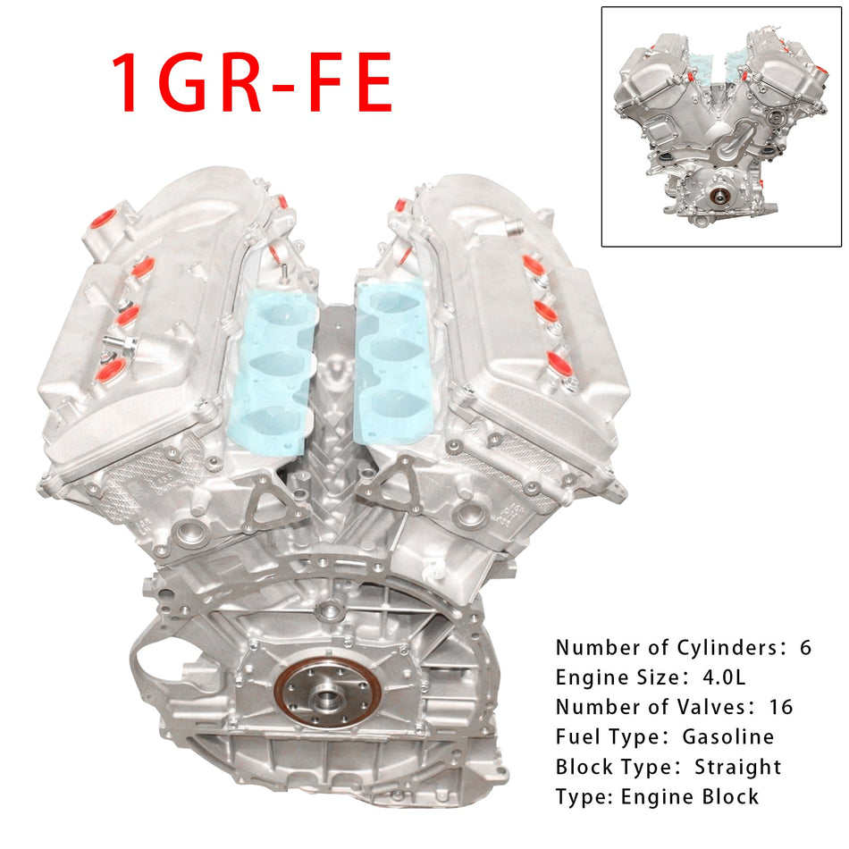 2005-2015年式トヨタタコマ、05-09年式タンドラ用 1GR-FE 4.0L 6気筒エンジン