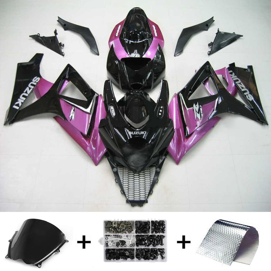 2007-2008 スズキ GSXR1000 K7 Amotopart インジェクションフェアリングキット ボディワーク プラスチック ABS #128
