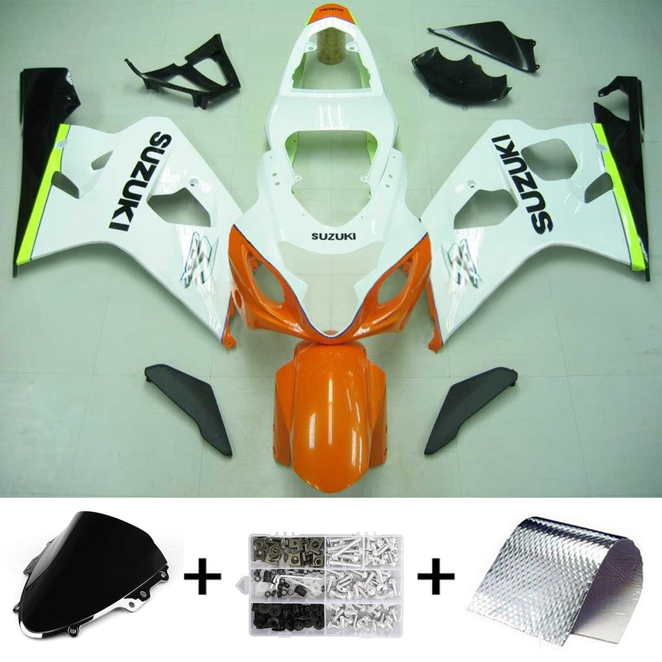 2004-2005 スズキ GSXR 600/750 K4 インジェクションフェアリングキット ボディワーク プラスチック ABS #101 Amotopart