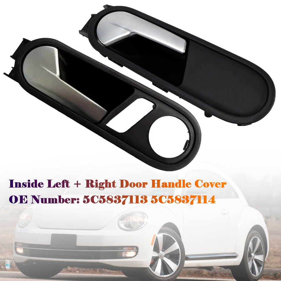 2012-2014 VW ビートル 左+右ドアハンドルカバー 5C5837113 5C5837114