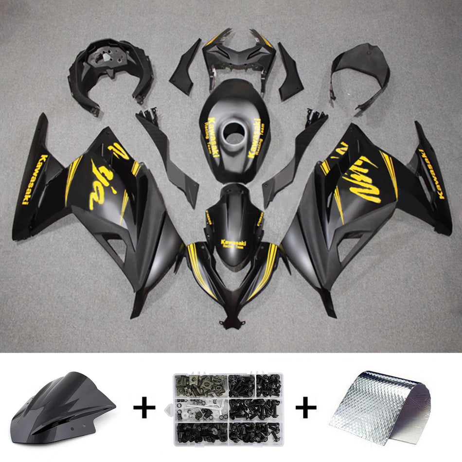 インジェクションフェアリングキット ボディワーク プラスチック ABS カワサキ EX300 Ninja300 2013-2024 に適合