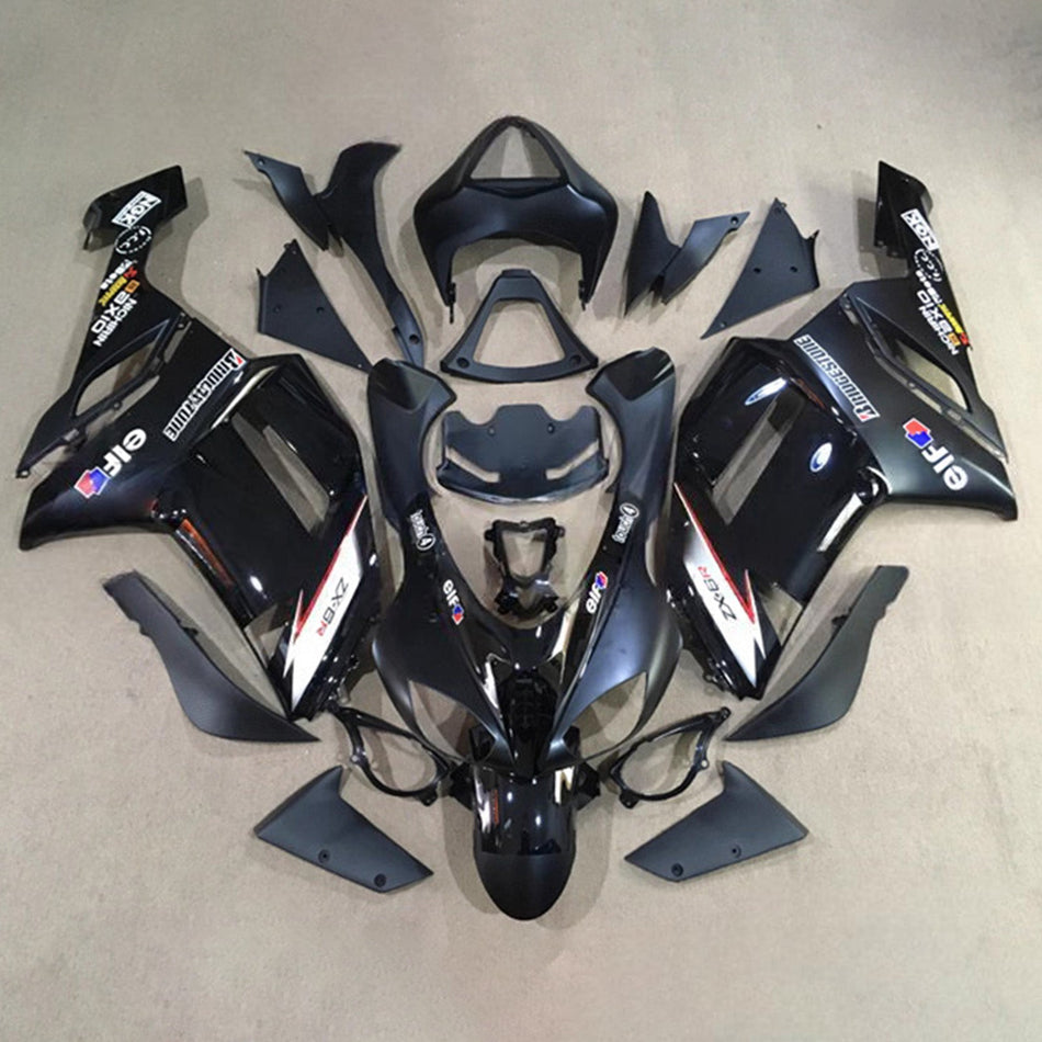 インジェクションフェアリングキット ボディワーク プラスチック ABS カワサキ ZX6R 636 2007-2008 に適合