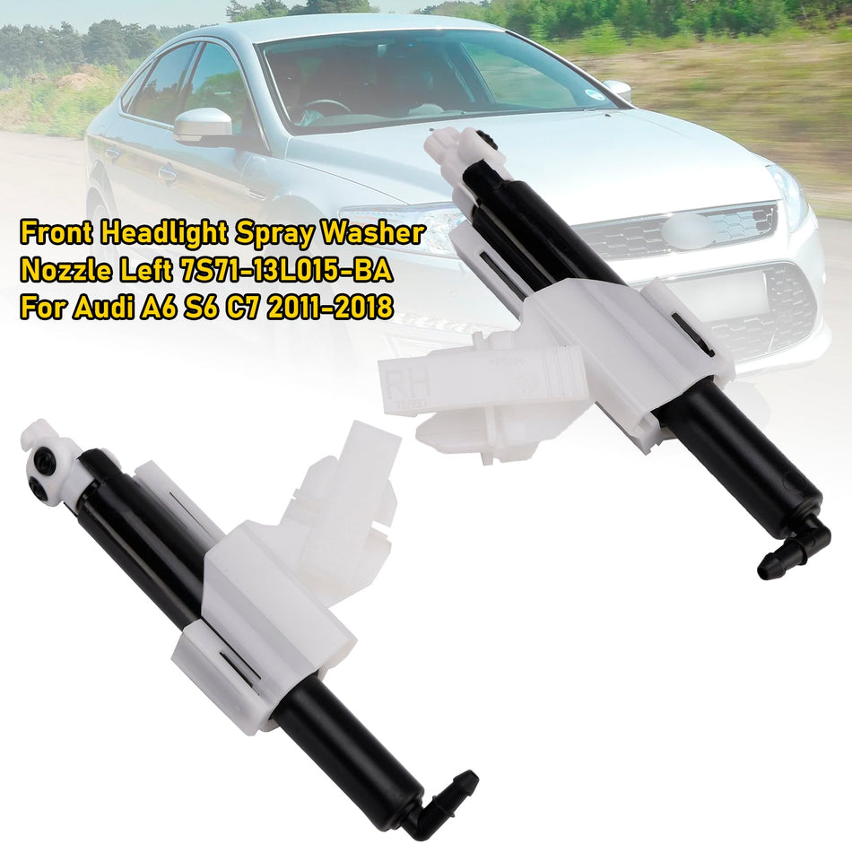 2007-2014 フォード モンデオ MK4 フロントヘッドライトスプレーウォッシャーノズル 1ペア
