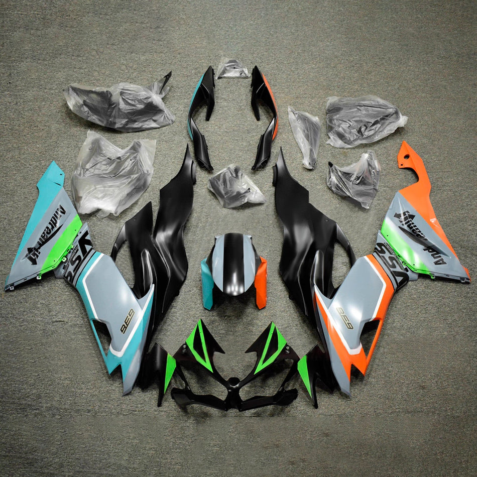 インジェクションフェアリングキット ボディワーク プラスチック ABS カワサキ ZX6R 2019-2023 に適合