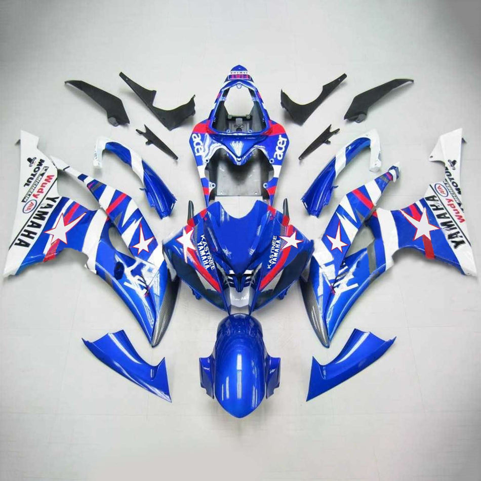 2008-2016 ヤマハ YZF 600 R6 インジェクションフェアリングキット ボディワーク プラスチック ABS #105