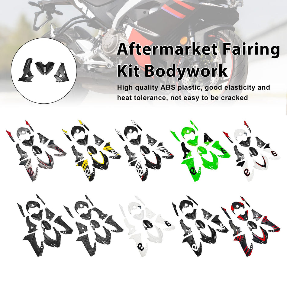 Aprilia RS457 2024-2025用インジェクションABSプラスチックボディワークフェアリングキット
