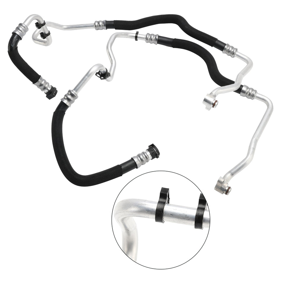 2010年9月 - 2013年6月 BMW 5&#39; F11 エンジンオイルクーラーライン 17227589509 17227589510