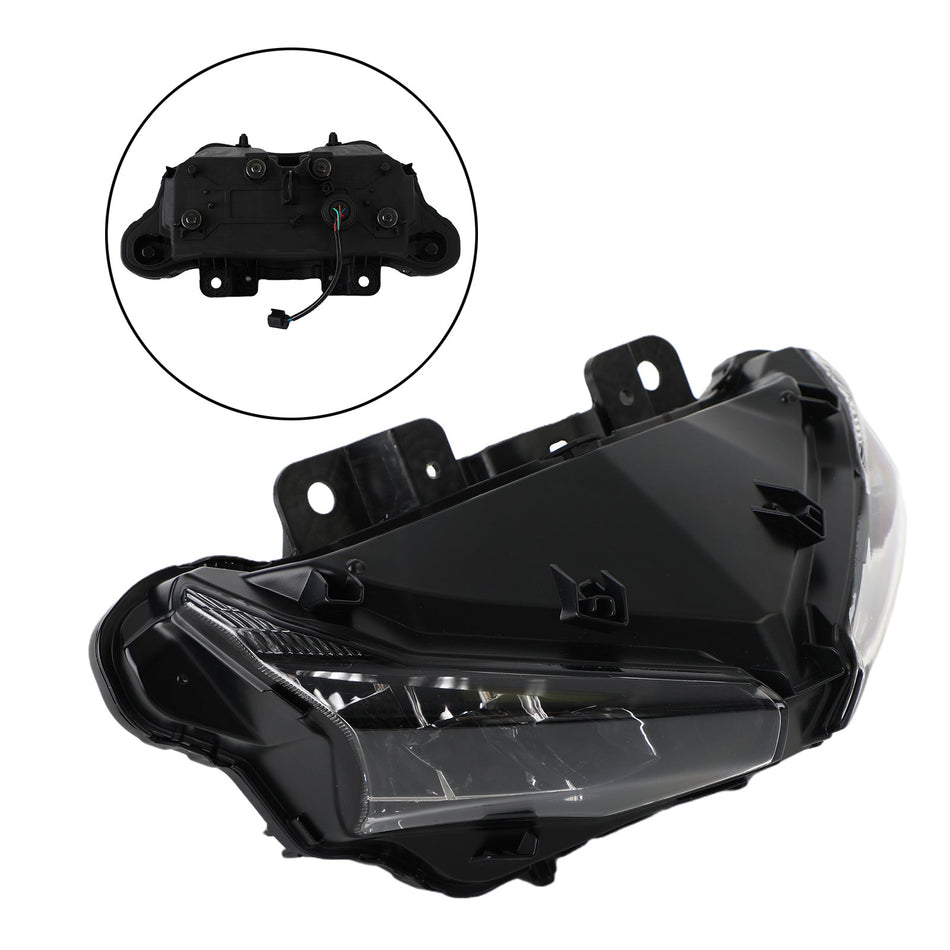 フロントヘッドライト ヘッドランプ グリル プロテクター クリア ホンダ CBR 650R 500 16-22 21用