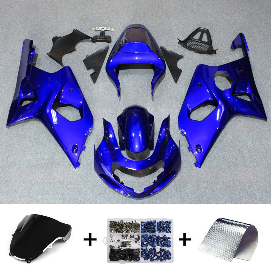 スズキ GSXR1000 2000-2002 K1 K2 用 インジェクションフェアリングキット ボディワーク プラスチック ABS