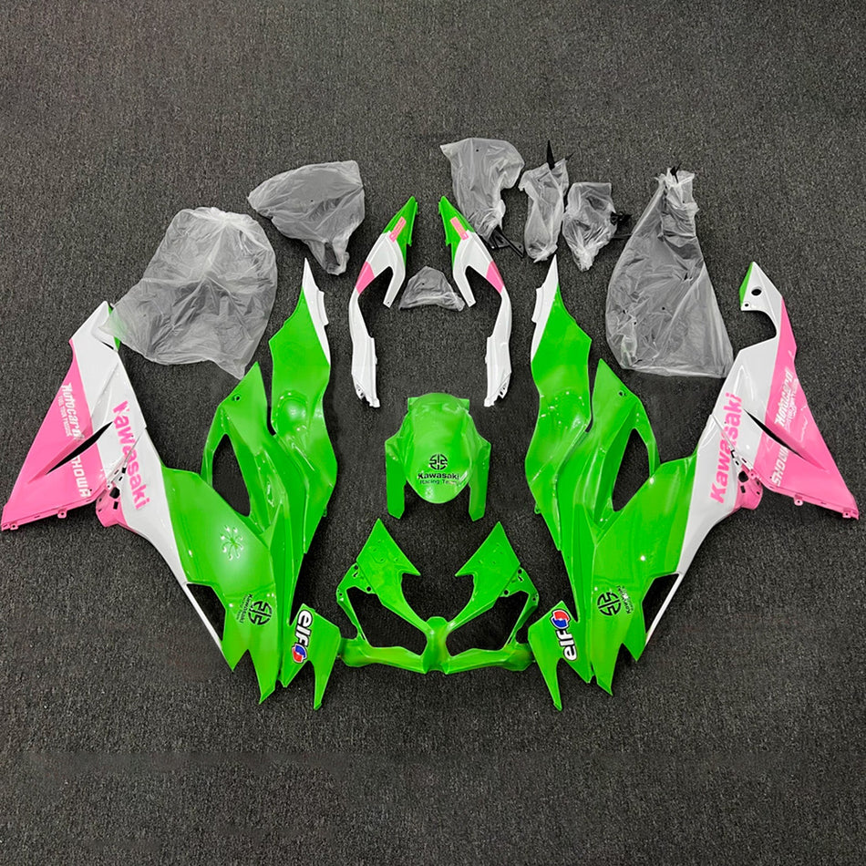 インジェクションフェアリングキット ボディワーク プラスチック ABS カワサキ ZX6R 2019-2023 に適合