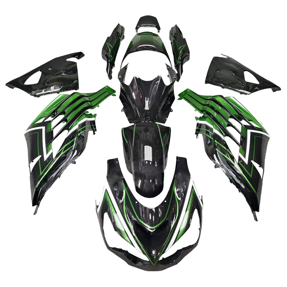 インジェクションフェアリングキット ボディワーク Kawasaki ZX14R ZZR1400 2012-2025 に適合